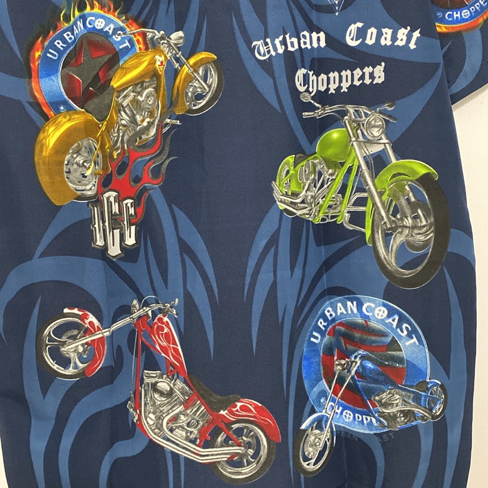 Choppers Urban Coast Men’s Motorcycle Shirt Size Large (37 A ) - Picture 3 of 6